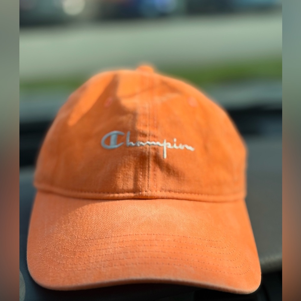 Champion Vibrant Orange Athletic Cap